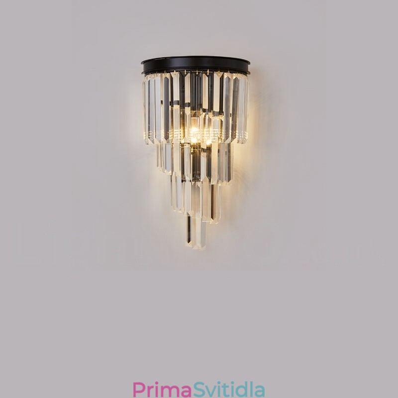 Moderní luxusní nástěnné svítidlo K9 Crystal s křišťálovým stínidlem