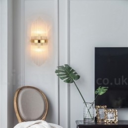 Moderní luxusní nástěnné svítidlo K9 Crystal s křišťálovým stínidlem