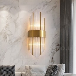 Moderní luxusní nástěnné svítidlo K9 Crystal s křišťálovým stínidlem