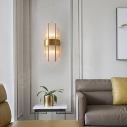 Moderní luxusní nástěnné svítidlo K9 Crystal s křišťálovým stínidlem