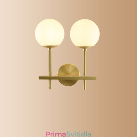 Moderní Molekuly Bean Nástěnné svítidlo s kuličkovým skleněným stínidlem