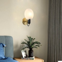 Mramorová nástěnná lampa Corridor Wall Sconce Pokoj Koupelna Nástěnná svítidla