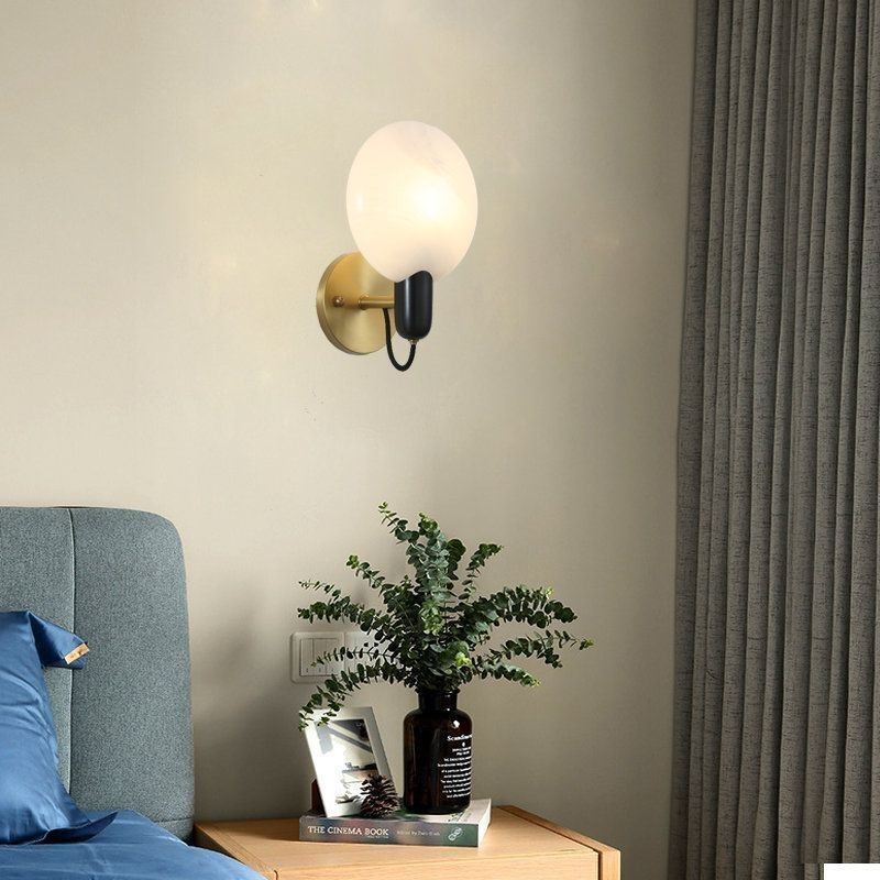 Mramorová nástěnná lampa Corridor Wall Sconce Pokoj Koupelna Nástěnná svítidla