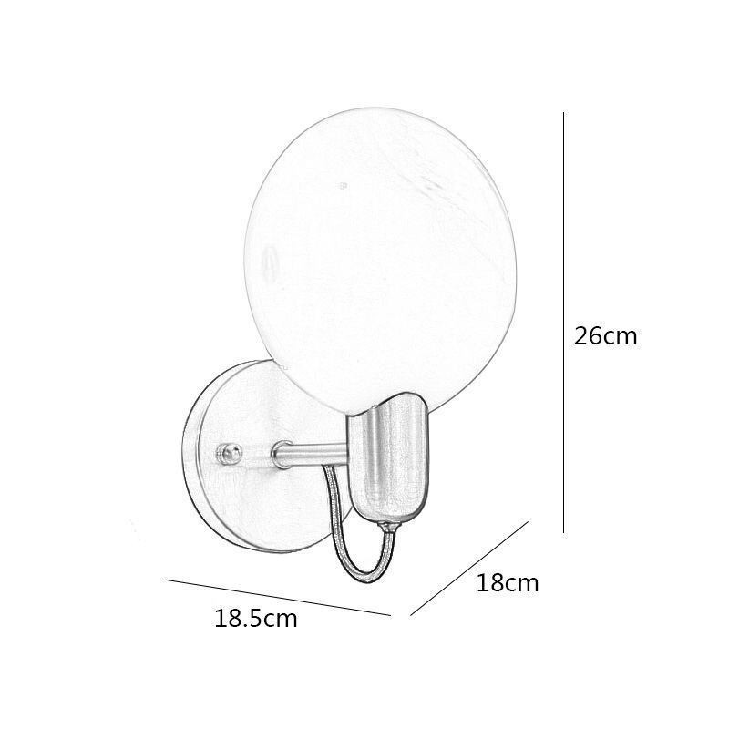 Mramorová nástěnná lampa Corridor Wall Sconce Pokoj Koupelna Nástěnná svítidla