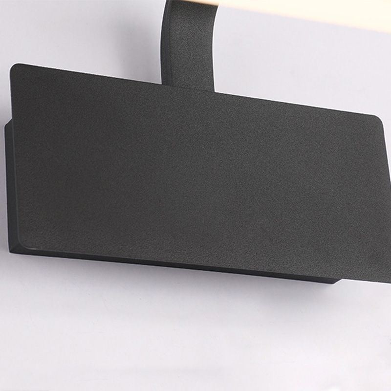 Přední světlo s zrcadlem z parohu Akrylová nástěnná lampa Svítidlo pro make-up toalety