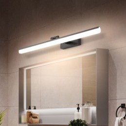 Lampa Sconce Moderní zrcadlové přední světlo Nástěnná lampa Toaleta