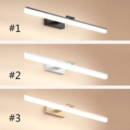Lampa Sconce Moderní zrcadlové přední světlo Nástěnná lampa Toaleta