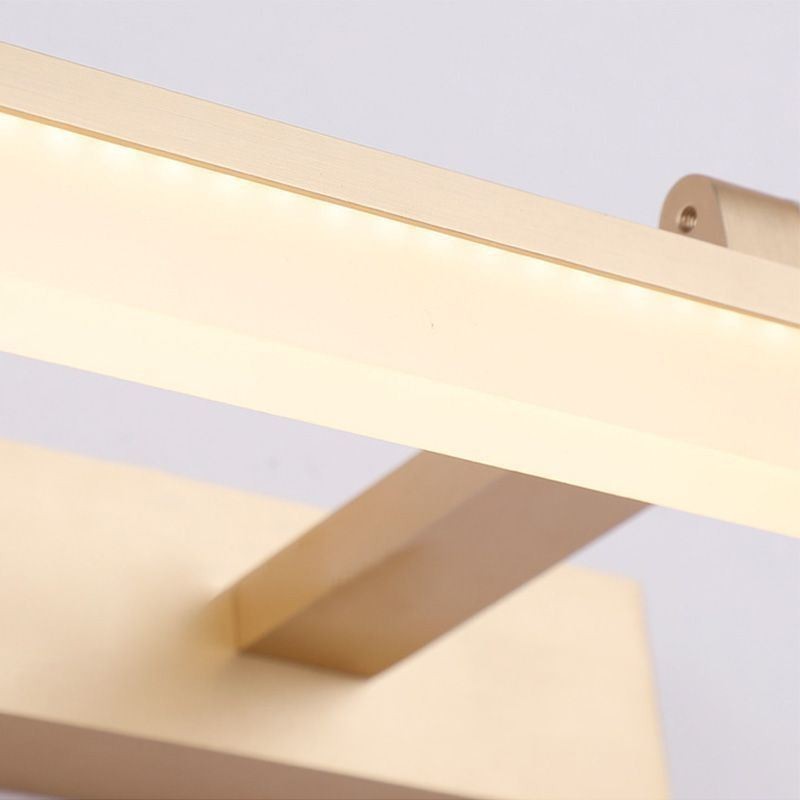 Lampa Sconce Moderní zrcadlové přední světlo Nástěnná lampa Toaleta