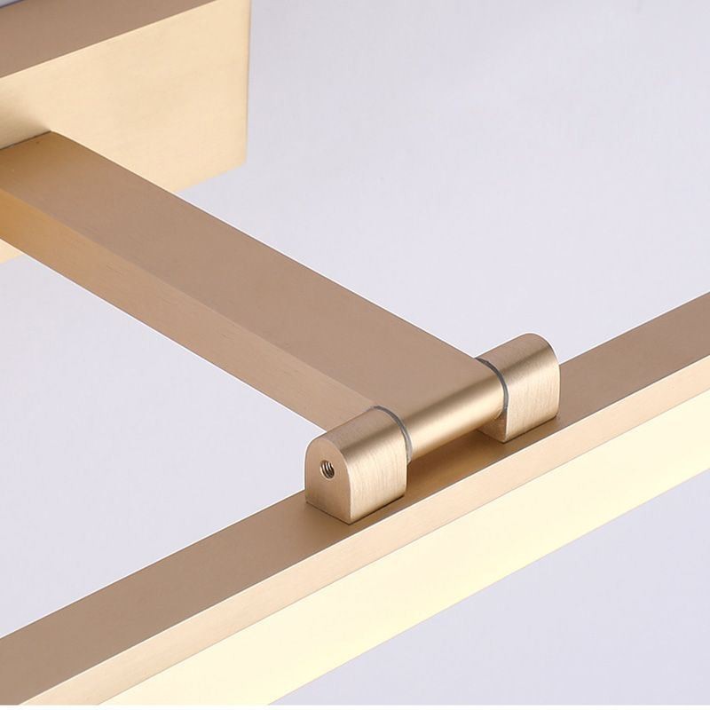 Lampa Sconce Moderní zrcadlové přední světlo Nástěnná lampa Toaleta