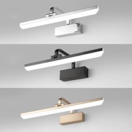 Moderní nástěnná lampa Zrcadlový přední úhel světla Nastavitelný toaletní make-up Light
