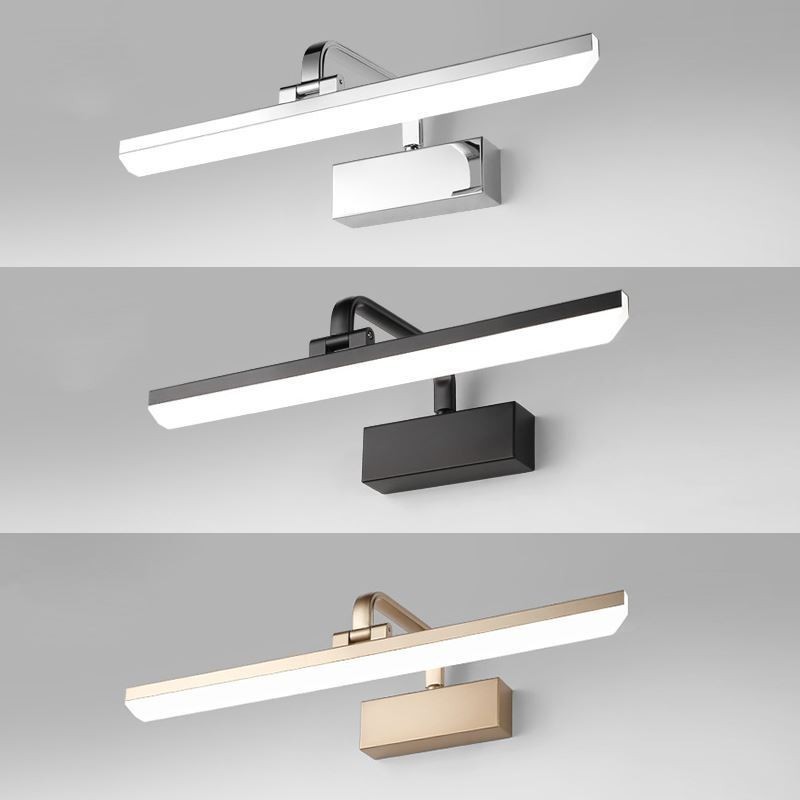 Moderní nástěnná lampa Zrcadlový přední úhel světla Nastavitelný toaletní make-up Light