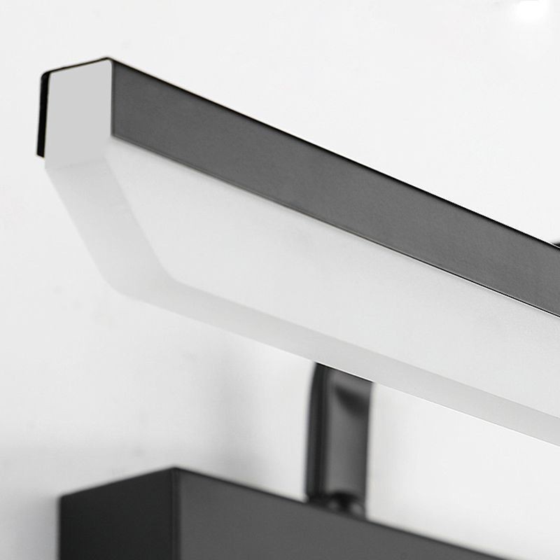 Moderní nástěnná lampa Zrcadlový přední úhel světla Nastavitelný toaletní make-up Light