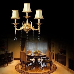 Evropská nástěnná lampa Luxusní nástěnné svítidlo Crystal Drop Dekorační lampa Noční osvětlení