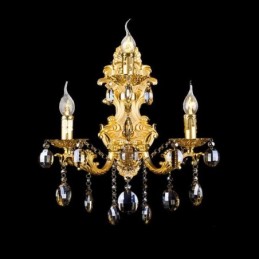 Nástěnná lampa evropské módy Luxusní křišťálové nástěnné svítidlo