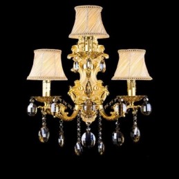Nástěnná lampa evropské módy Luxusní křišťálové nástěnné svítidlo