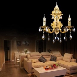 Nástěnná lampa evropské módy Luxusní křišťálové nástěnné svítidlo