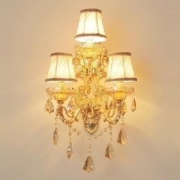 Luxusní nástěnná lampa Elegantní nástěnné svítidlo Dekorační lampa Noční osvětlení