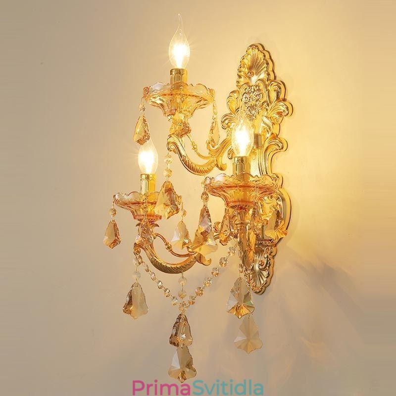 Luxusní nástěnná lampa Elegantní nástěnné svítidlo Dekorační lampa Noční osvětlení