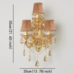Luxusní nástěnná lampa Elegantní nástěnné svítidlo Dekorační lampa Noční osvětlení