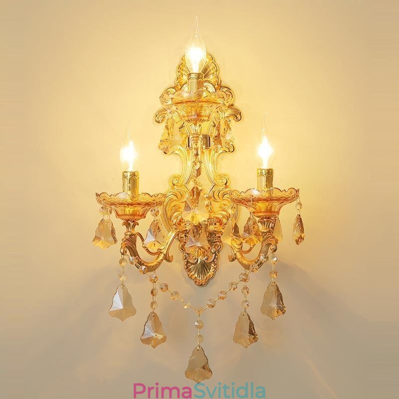 Luxusní nástěnná lampa Elegantní nástěnné svítidlo Dekorační lampa Noční osvětlení
