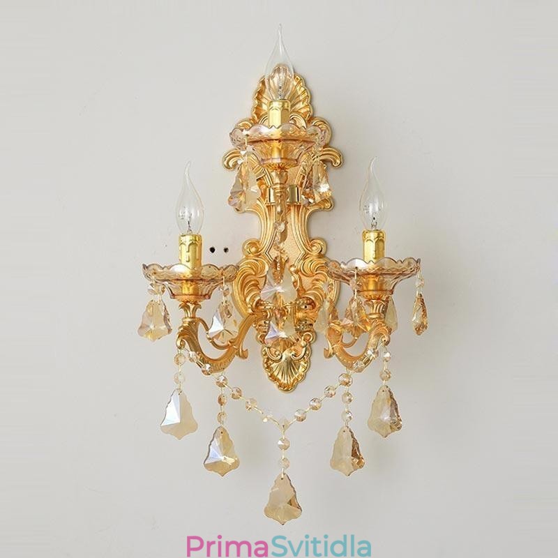 Luxusní nástěnná lampa Elegantní nástěnné svítidlo Dekorační lampa Noční osvětlení