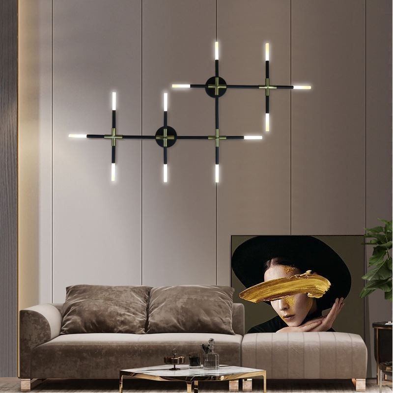Spojovací nástěnné svítidlo teplé bílé kreativní nástěnné svítidlo DIY kombinovaná lampa