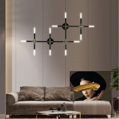 Spojovací nástěnné svítidlo teplé bílé kreativní nástěnné svítidlo DIY kombinovaná lampa Spojovací nástěnné svítidlo teplé bílé kreativní nástěnné svítidlo DIY kombinovaná lampa