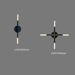 Nástěnné svítidlo moderní minimalistické teplé bílé kreativní nástěnné svítidlo