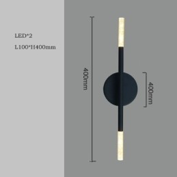 Nástěnné svítidlo moderní minimalistické teplé bílé kreativní nástěnné svítidlo