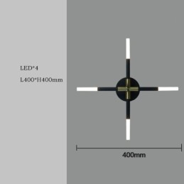 Nástěnné svítidlo moderní minimalistické teplé bílé kreativní nástěnné svítidlo