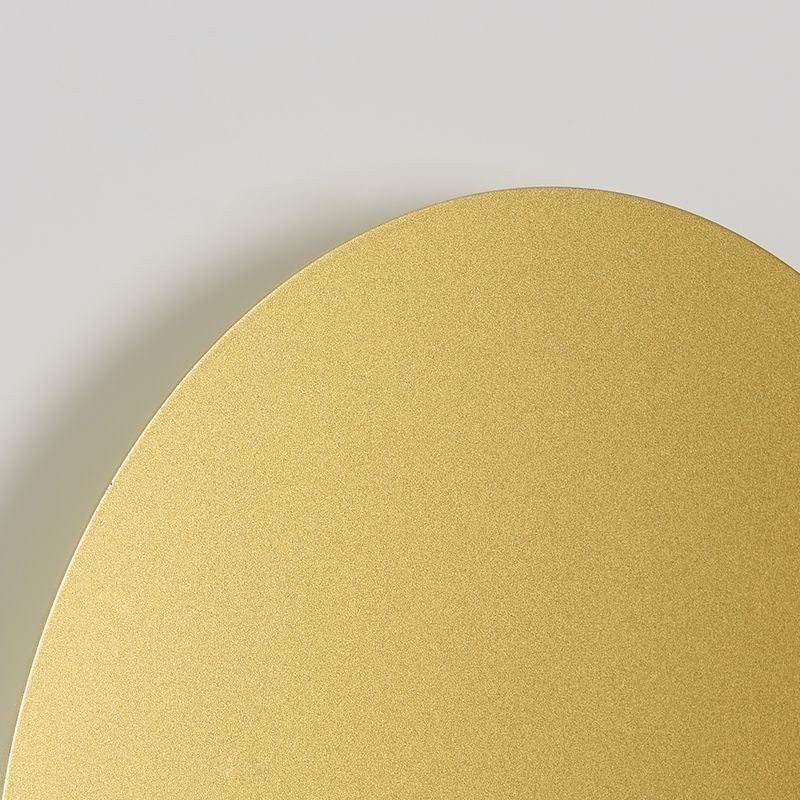 Nástěnné svítidlo Nordic Wall Light Black Gold Kulaté celoměděné nástěnné svítidlo