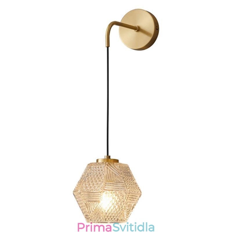 Moderní nástěnné svítidlo kreativní skleněné nástěnné svítidlo