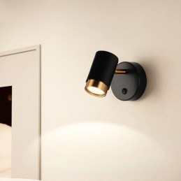 Moderní otočná nástěnná lampa Minimalistická nástěnná lampa do uličky