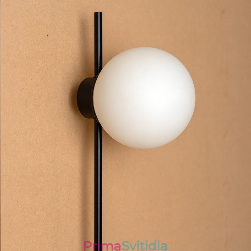 Nástěnné svítidlo Globe Nástěnná lampa Magic Bean z poloviny století se zástrčkou
