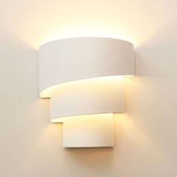 Moderní minimalistická nástěnná lampa Spiral Cake Sconce Light Bedside