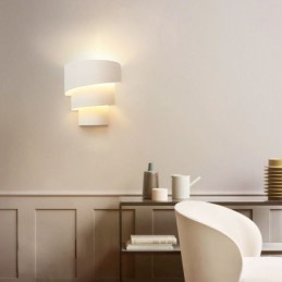 Moderní minimalistická nástěnná lampa Spiral Cake Sconce Light Bedside
