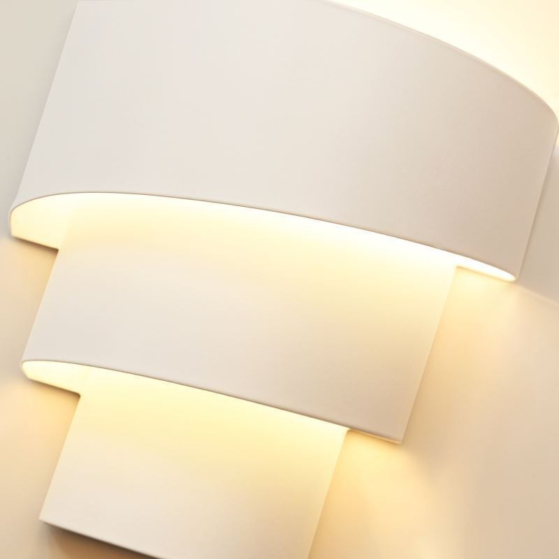 Moderní minimalistická nástěnná lampa Spiral Cake Sconce Light Bedside