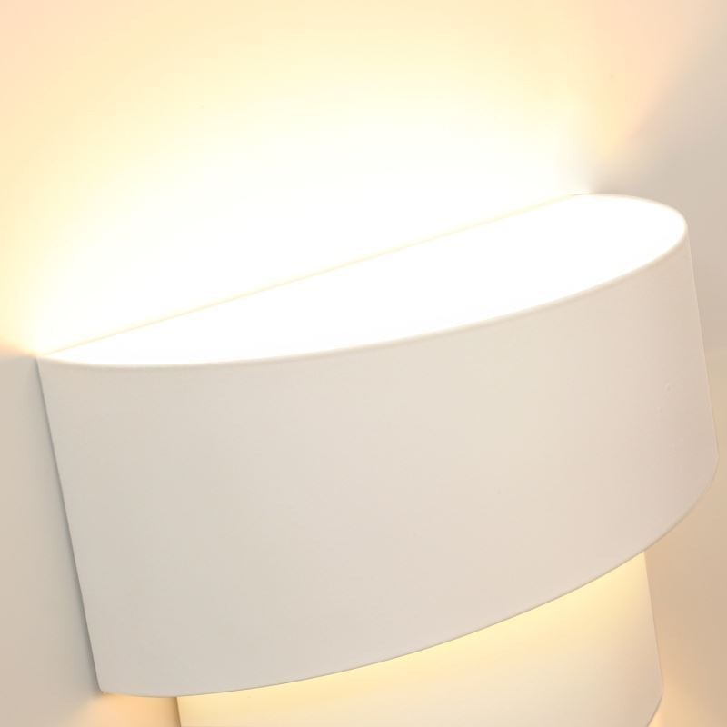Moderní minimalistická nástěnná lampa Spiral Cake Sconce Light Bedside