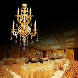 Evropská nástěnná lampa Luxusní nástěnné svítidlo Crystal Drop Lamp Noční osvětlení