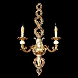 Evropská nástěnná lampa Luxusní okvětní nástěnné svítidlo Jade Decoration Lampa Noční osvětlení