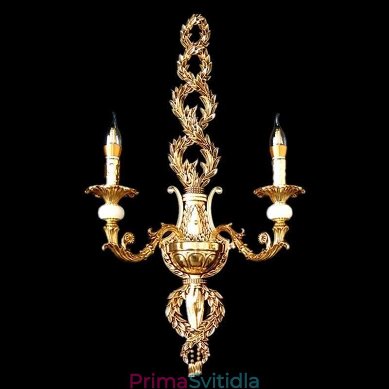 Evropská nástěnná lampa Luxusní okvětní nástěnné svítidlo Jade Decoration Lampa Noční osvětlení