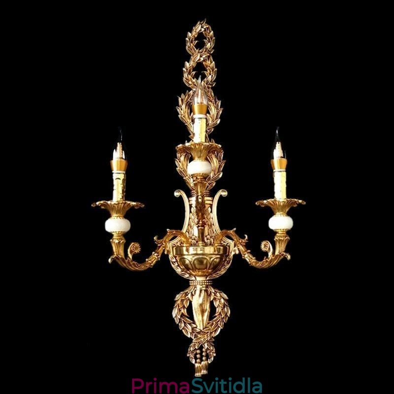 Evropská nástěnná lampa Luxusní okvětní nástěnné svítidlo Jade Decoration Lampa Noční osvětlení