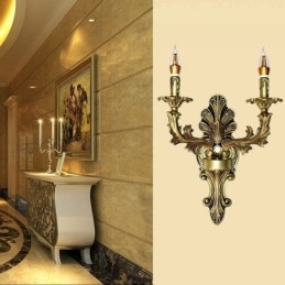 Evropská retro nástěnná lampa Creative Double Home Lighting Nástěnné svítidlo Noční osvětlení