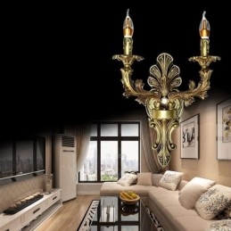 Evropská retro nástěnná lampa Creative Double Home Lighting Nástěnné svítidlo Noční osvětlení