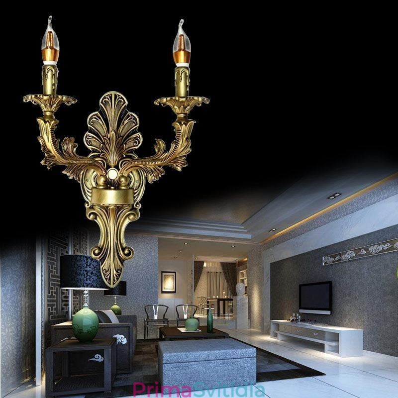 Evropská retro nástěnná lampa Creative Double Home Lighting Nástěnné svítidlo Noční osvětlení