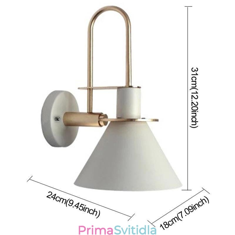 Severské nástěnné svítidlo Nástěnné svítidlo Makron Style Creative Mirror front Lamp Light