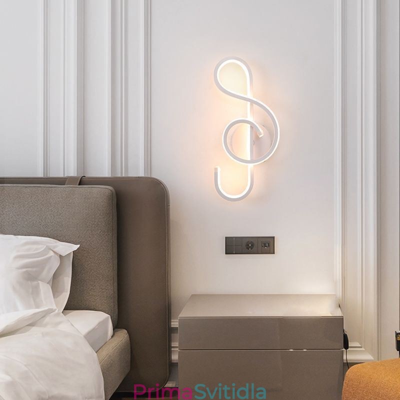 Nástěnné svítidlo Minimalistické akrylové nástěnné svítidlo