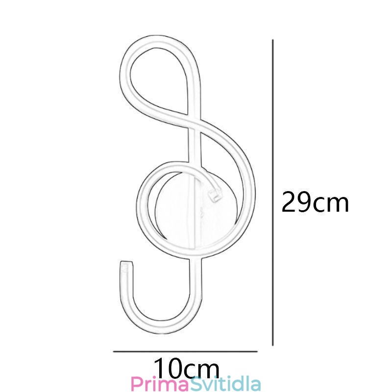 Nástěnné svítidlo Minimalistické akrylové nástěnné svítidlo
