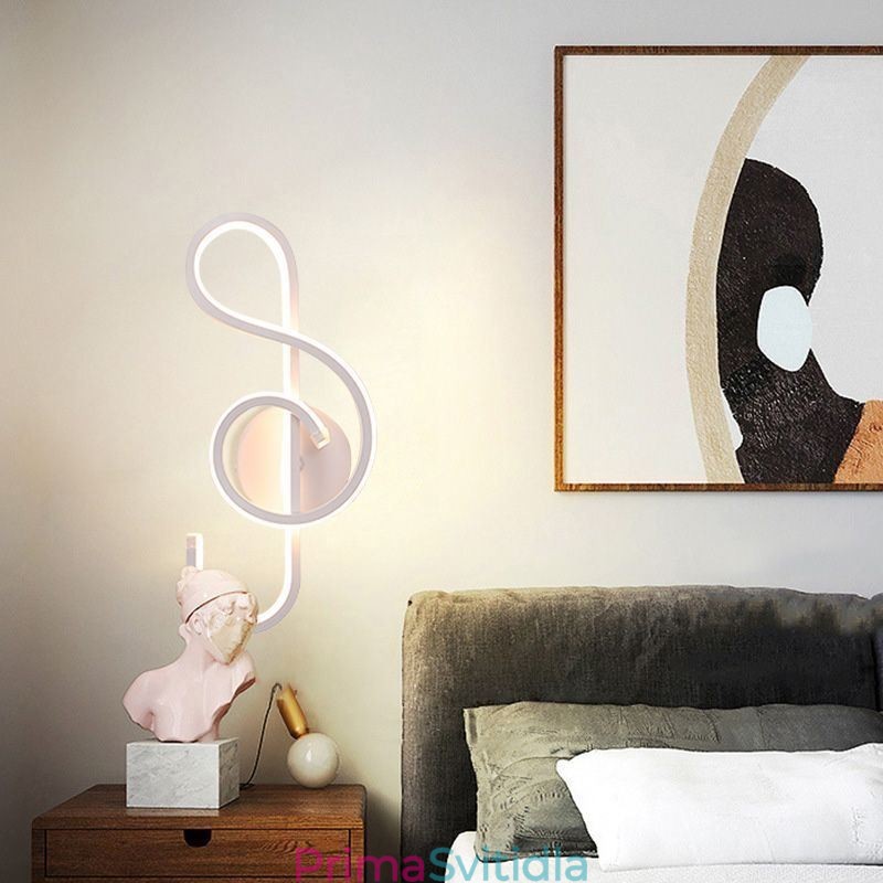 Nástěnné svítidlo Minimalistické akrylové nástěnné svítidlo