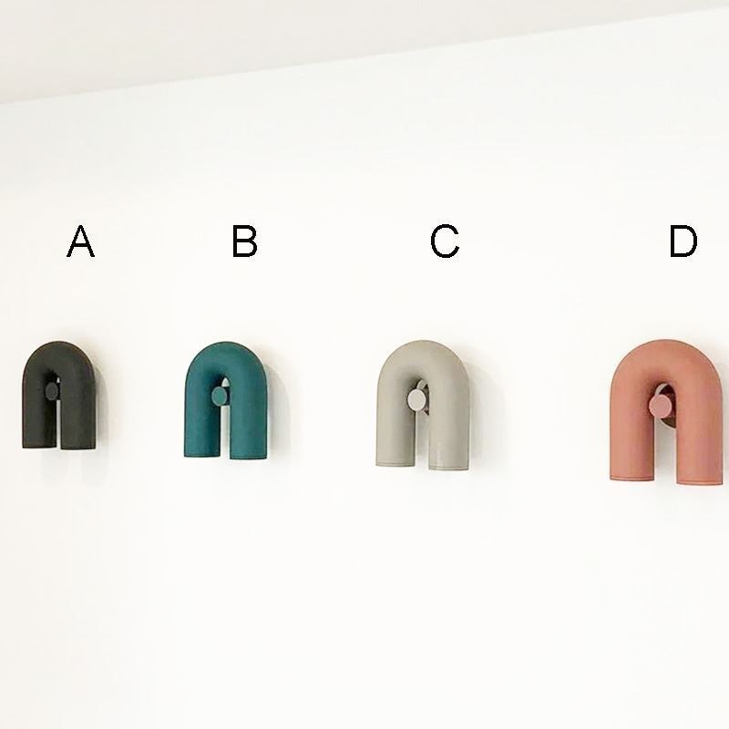 Nástěnné svítidlo ve tvaru U Minimalistické kreativní nástěnné svítidlo 90 otočné stínidlo